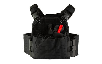 NCSTAR QR LC PLT CARRIER MED-2XL BLK