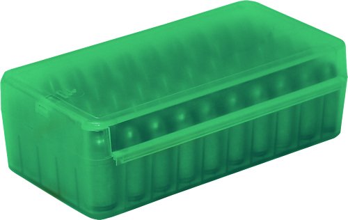 MTM Side Slide Handgun Ammo Box 45 ACP Clear Green