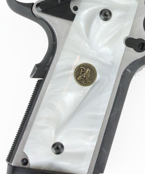 PACHMAYR GRIPS 1911 FULL SIZE - WHITE PEARL SMOOTH