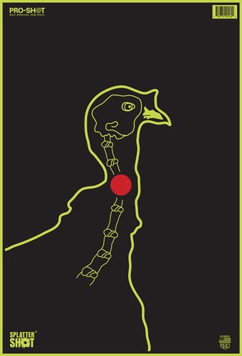 SPLATTER SHOT TARGET 12"X18" - TURKEY 8PK