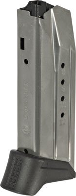 AMERICAN PISTOL COMPACT MAGAZINE - 9MM LUGER - 12 ROUND - NICKEL