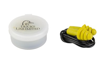 Ducks Unlimited Reusable Earplugs 27dB Green 2/pr with Case