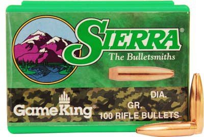 Sierra GameKing Rifle Bullets .30 cal .308" 165 gr HPBT 100/ct