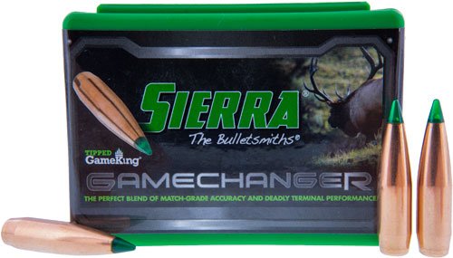 Sierra Game Changer Tipped GameKing Bullets 30 CAL 165 GR 50 Count