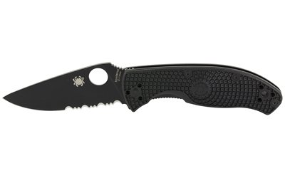 Spyderco Tenacious Lightweight 3.39 in Part-Serrated Knife