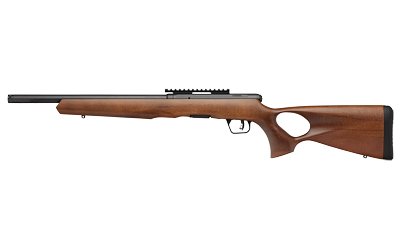 Savage Arms B17 Timber Thumbhole Rifle .17 HMR 10rd 16.5" 1/2x28 Threaded Barrel Wood