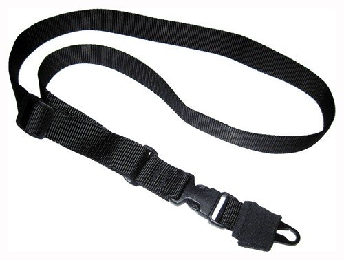 TacShield CQB 1-Point Sling 1.5" Black with HK Snap Hook
