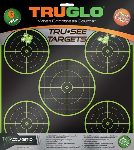 TRUGLO TRU-SEE 5 BULL TGT 12X12 6PK