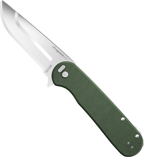 OD Edge Razor VX3 Micarta Green SS