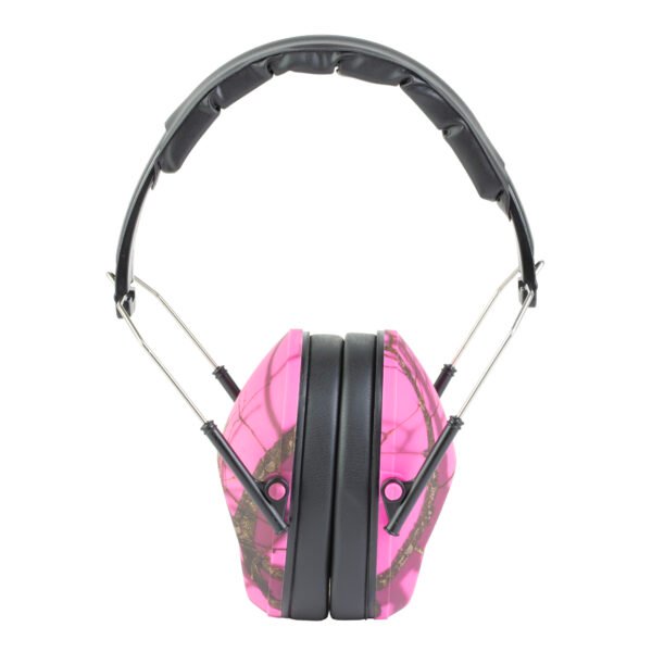 WALKERS MUFF SHOOTING PASSIVE - PRO-LOW PROFILE 22dB PINK CAMO