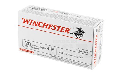 Winchester USA Handgun Ammunition .38 Super (+P) 130 gr FMJ 50/ct - Image 3