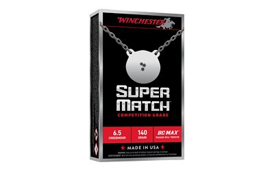 Winchester Super Match Rifle Ammunition 6.5 Creedmoor 140gr OTM 2710fps 20/ct