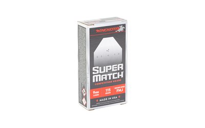 Win Super Match 9mm 115gr RN 50/500 - Image 2