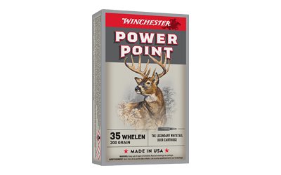 Winchester Power Point Rifle Ammunition .35 Whelen 200 gr. SP 2800 fps 20/ct