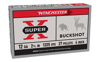 Win Superx 12ga 2.75 #4BK 27PL 5/250