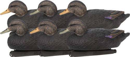 ZINK FLOATER DECOYS BLACK DUCK - 6 PACK
