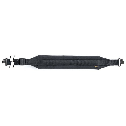 STANDARD PADDED ENDURA RIFLE SLING WITH SWIVELS - BLACK
