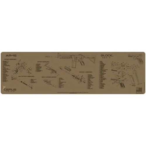 AR15 & GLOCK SCHEMATIC COMBO MAGNUM XXL PROMAT - COYOTE