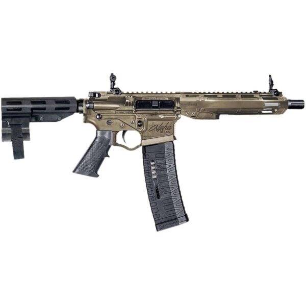 ATI Alpha Maxx Pistol - FDE | 5.56X45MM | 7.5" | 1 X 60RD | 7" Poly MLOK | F/U Sight
