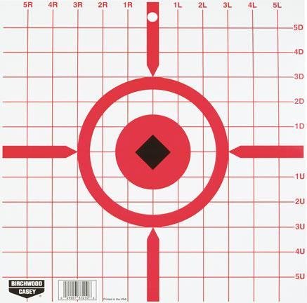B/C RIGID SIGHT-IN TARGET 12" 10PK