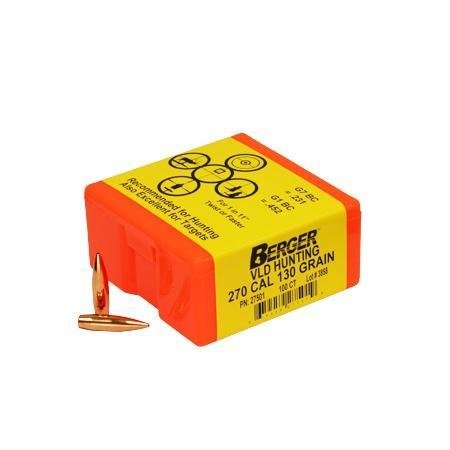 Berger .277 130gr Hunt VLD 100ct