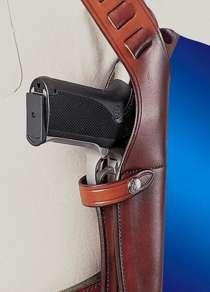 Bianchi Model X15 Shoulder Holster 4"-5" Right Hand Plain Tan Cross Draw