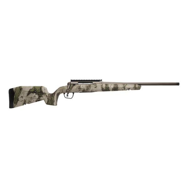 Savage Axis 2 Pro Woodland Camo Compact Rifle 6mm ARC 4rd Capacity 20" Fluted Threaded Barrel Synthetic Stock