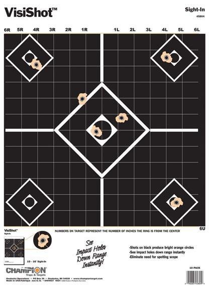 CHAMPION VISISHOT SIGHT-IN 10PK
