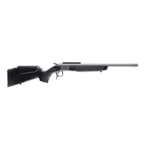 CVA Scout TD Single Shot Rifle .350 Legend 20" Threaded Stainless Barrel Black Stock 0 MOA Pic Rail