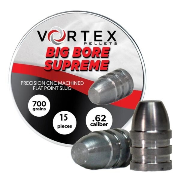 Vortex Big Bore Supreme Air Rifle Pellets .62 cal 700 gr 15/ct
