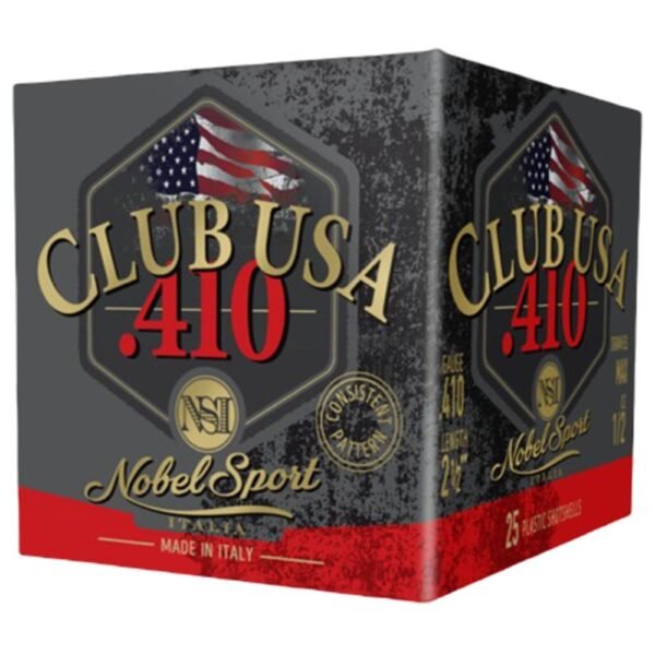 Nobel Sport Shotshells .410 ga 2-1/2" 1/2 oz 1240 fps #9 25/ct