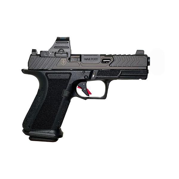 Shadow Systems MR920 War Poet Handgun 9mm Luger 15rd Magazines(2) 4" Fluted Barrel Black w/Holosun 507C