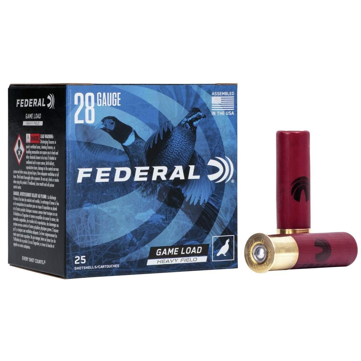 Fed Gmshk 28ga 2.75" #6 25/250