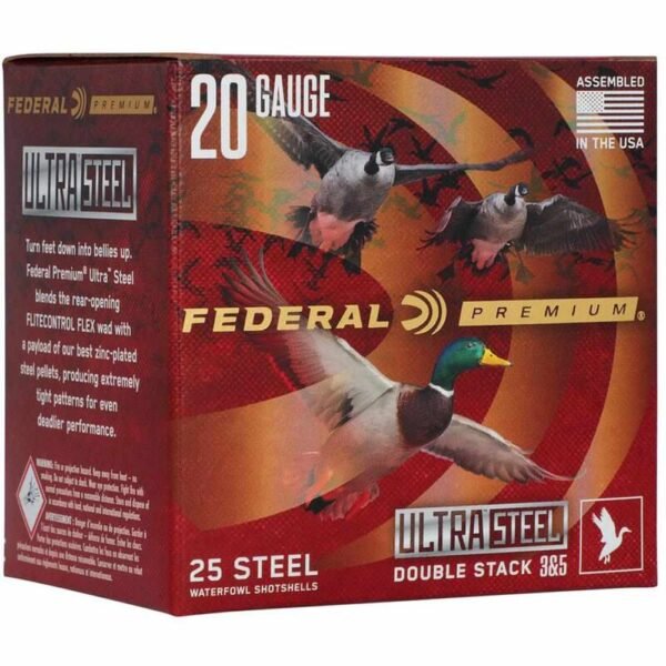 FED ULT STL 20GA 3" 1OZ #3/#5 25/250