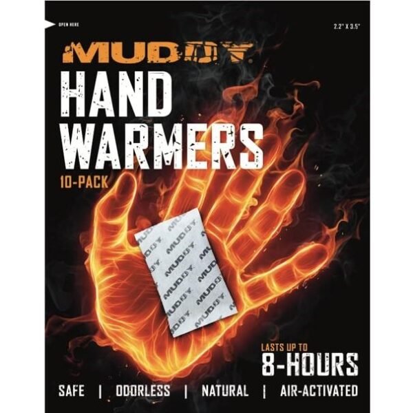 Muddy Disposable Hand Warmers 10/ct