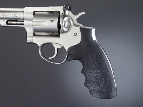 HOGUE MONOGRIP RUGER SEC SIX BLK