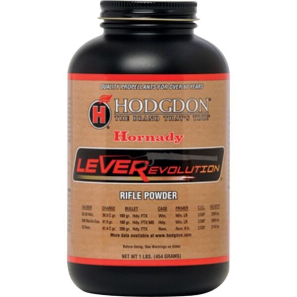 Hodgdon LEVERevolution Spherical Rifle Powder 1 lb