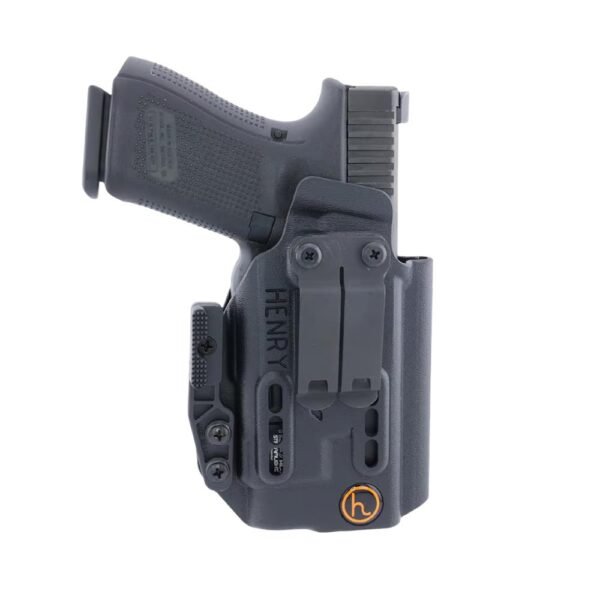 Henry Holsters Ember AIWB/IWB Holster for Glock 17/19/23 9mm Luger/.40 TLR-7 SUB Black Ambi