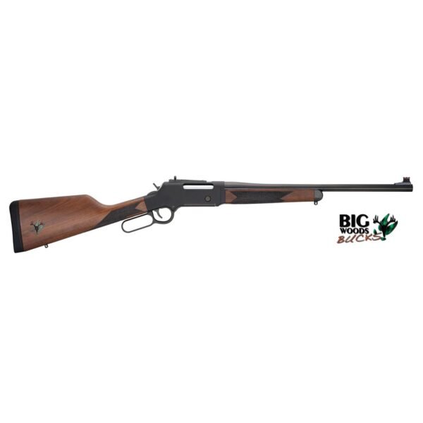HENRY H14 LONG TRACKER 308WIN - BIG WOODS BUCKS 18.5" WALNUT