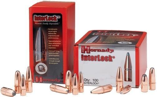 Hornady InterLock Bullets .30 cal .308" 220 gr RN 100/ct