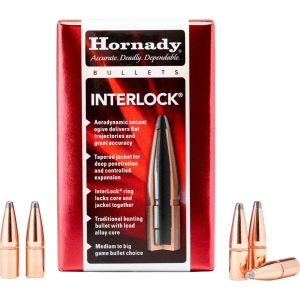 Hornady Traditional Rifle Bullets 8mm .323" 195gr Interlock SP 100/ct