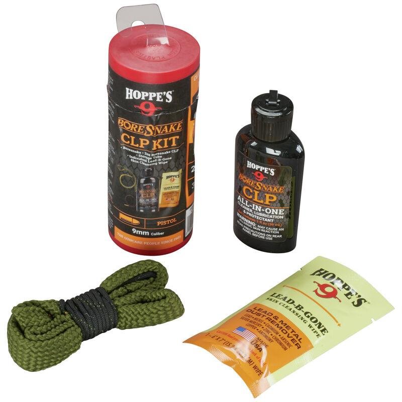 Hoppes Boresnake Cleaning Kit - Combo w/CLP 9mm Pistol