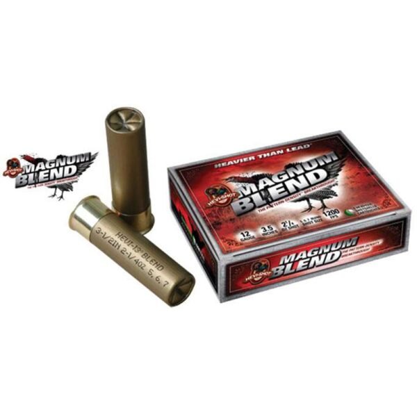 HEVI-Shot Magnum Blend 12 ga 3 1/2"  2 1/4 oz #5/6/7 1200 fps 5/ct