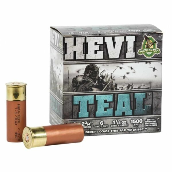 HEVI TEAL 20GA 3" #6 25/250