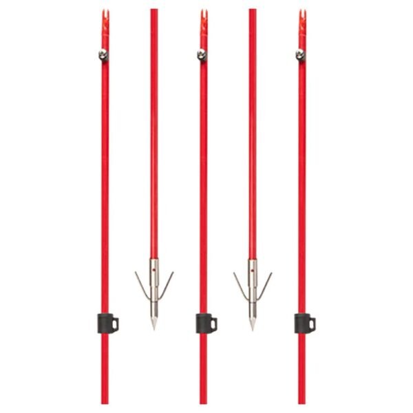 Cajun Bowfishing Fiberglass Arrow with Piranha Long Barb XT
