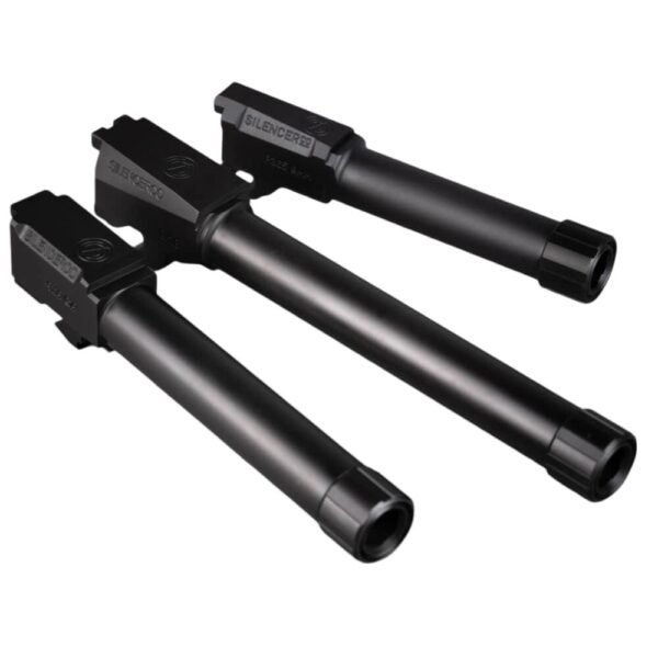 SilencerCo Threaded Barrel for Glock 22 .40 S&W 9/16x24 4.8" Black