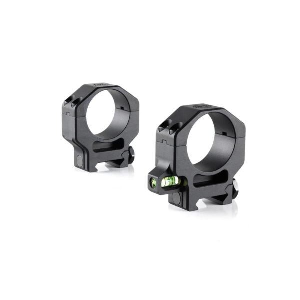 RPM Precision 30mm High (1.25'') Scope Rings with Co-Linear Bubble Level