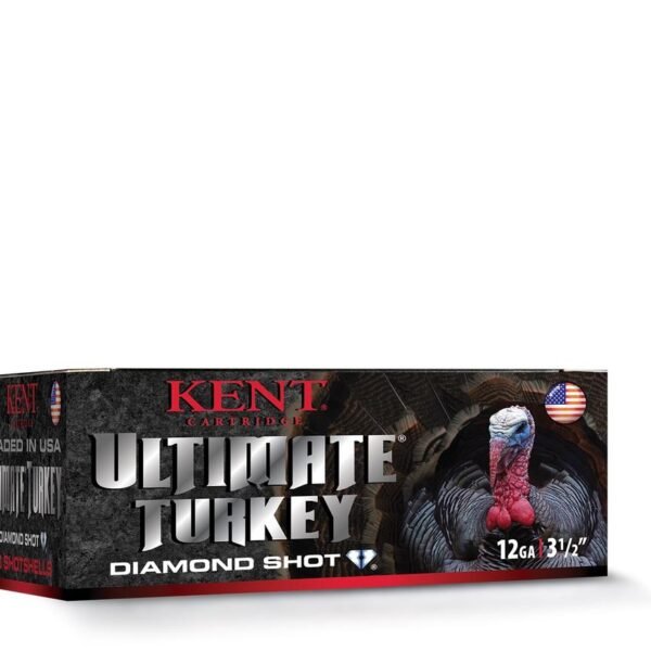 Kent Cartridge Ultimate Diamond Turkey Shotshells 12 ga 3 1/2" 2 1/4 oz 1200 fps 5 10/rd