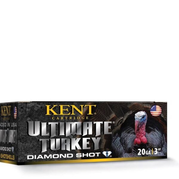 Kent Ultimate Diamond Shot Turkey 20 ga 3" MAX 1 1/4 oz #4 130 fps - 10/box