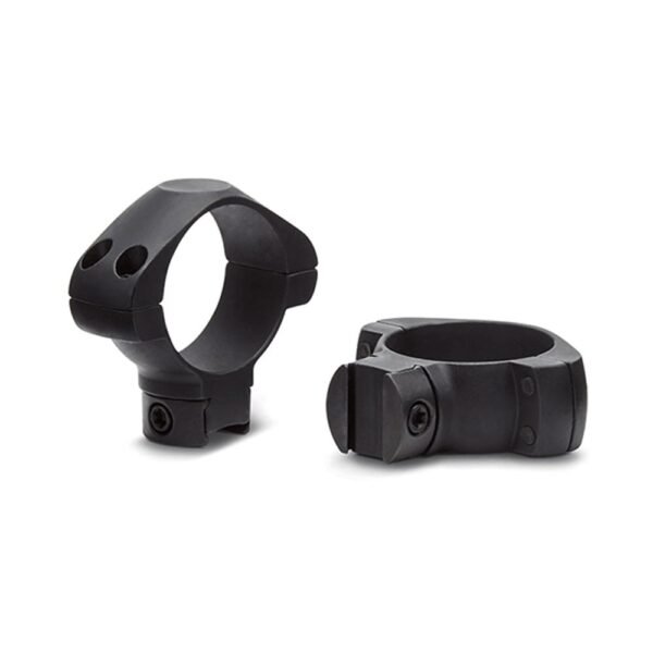 Konus 2-Piece Steel Riflescope Rings for Airguns & .22 Rails 1" Low - Black
